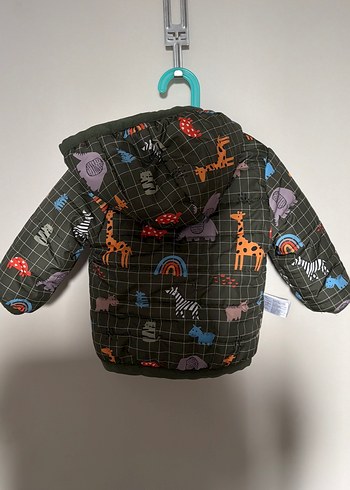 Kapüşonlu Fermuarlı Erkek Çocuk Mont - Görsel 4