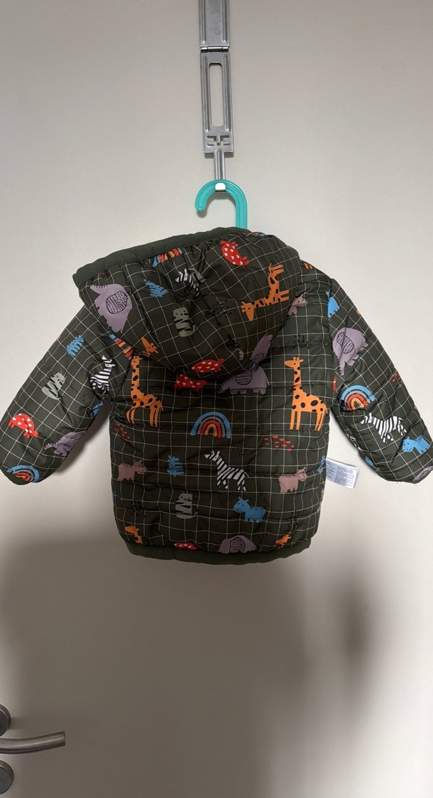 Kapüşonlu Fermuarlı Erkek Çocuk Mont - Görsel 4