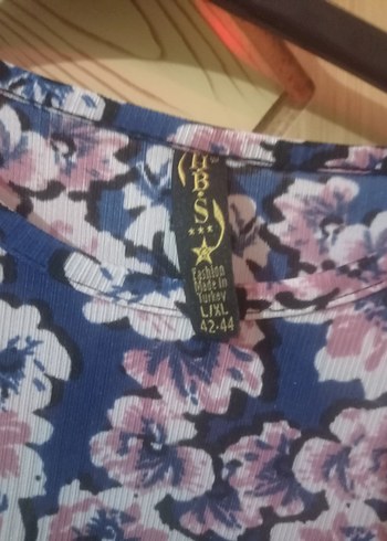 Uzun Kollu Bohem Renkli Pamuk Elbise - Görsel 2