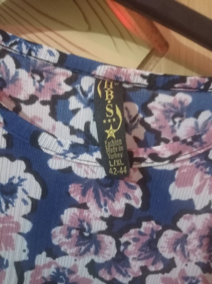 Uzun Kollu Bohem Renkli Pamuk Elbise - Görsel 2