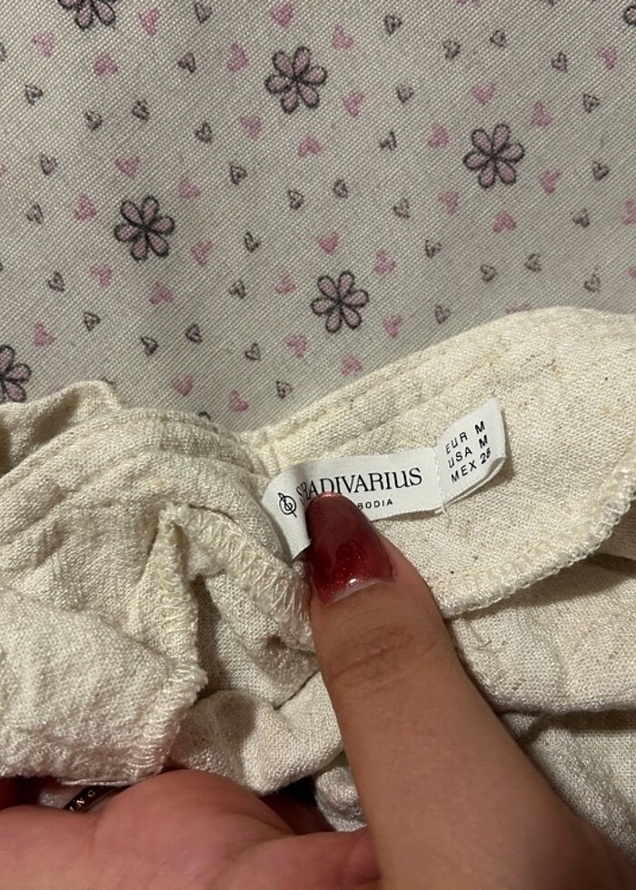 Ekru stradivarius salopet - Görsel 3