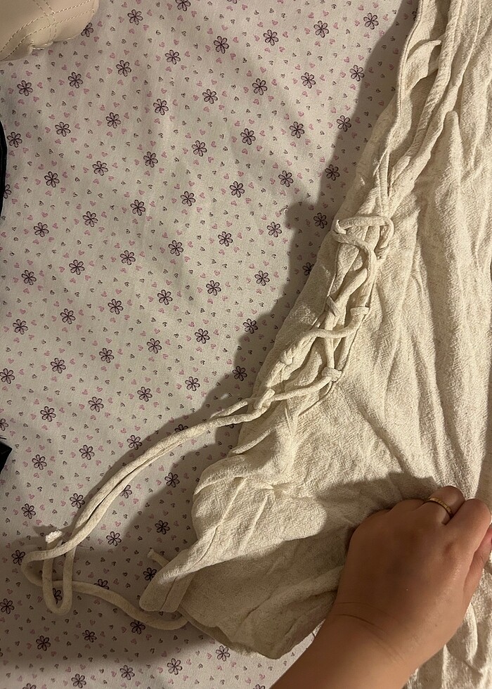 Ekru stradivarius salopet - Görsel 2