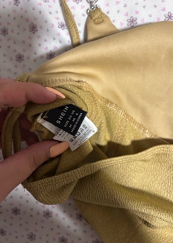 Sheinside Bej Strappy Kadın Büstiyer