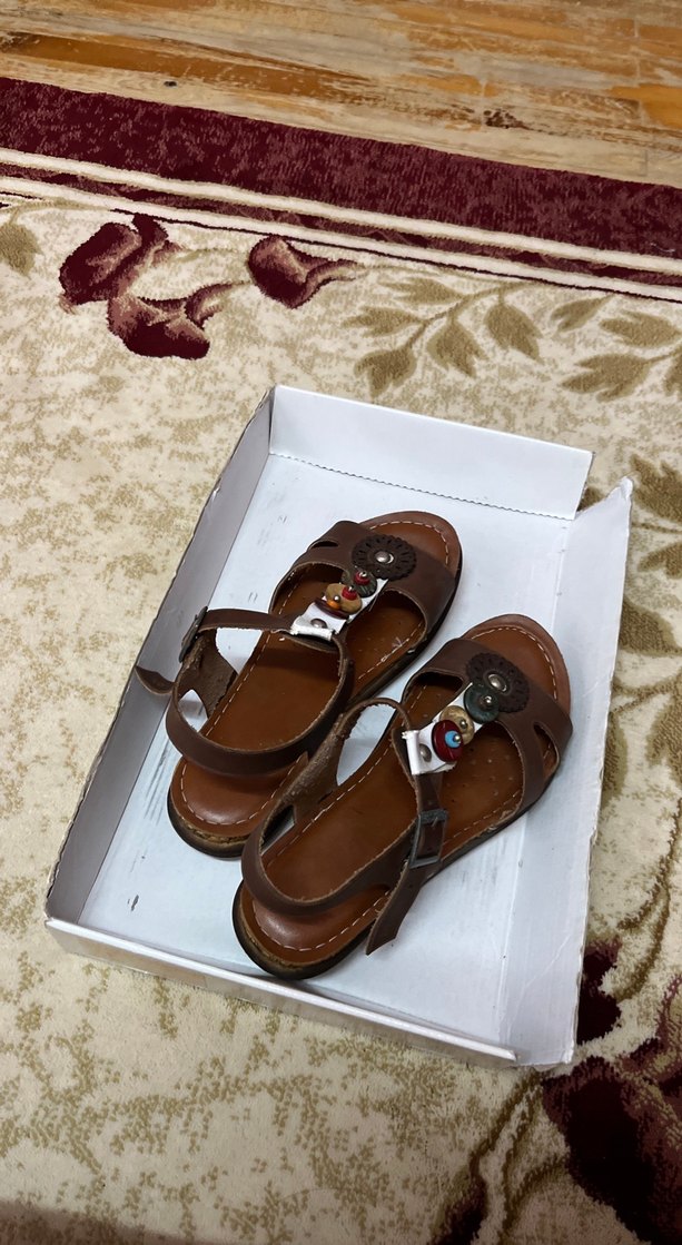 Bohem Tarzı Renkli Tokalı Kadın Sandalet - Görsel 3