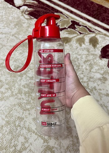 Kırmızı Water Yazılı Suluk - Görsel 2