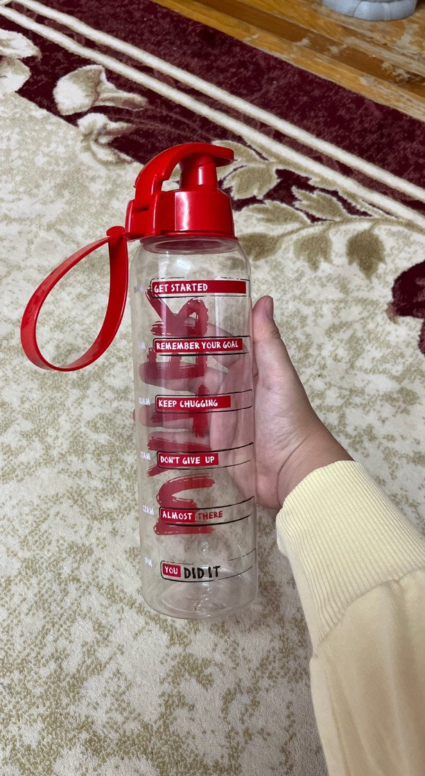 Kırmızı Water Yazılı Suluk - Görsel 2