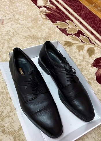 Klasik Siyah Deri Erkek Ofis Ayakkabısı - Görsel 3