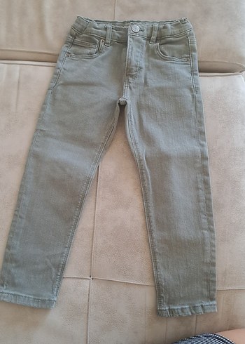 Zara Erkek Çocuk Denim Pantolon-haki