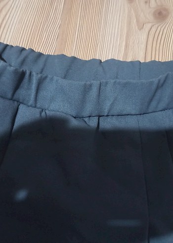 Diğer Gri Pilili Mini Şort Etek