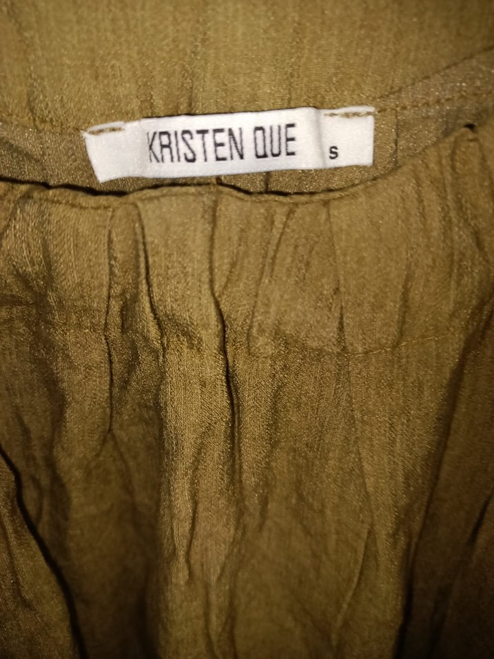 Salaş Kesim Kolsuz Keten Midi Elbise - Görsel 3