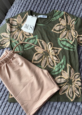 Baskılı Erkek Çocuk Şort Tişört Takım - Görsel 3