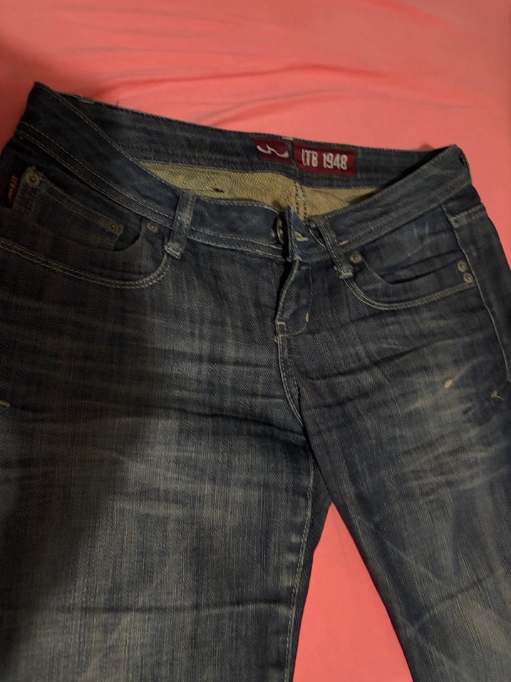 Düşük Bel Vintage Kot Pantolon Kadın LTB - Görsel 3