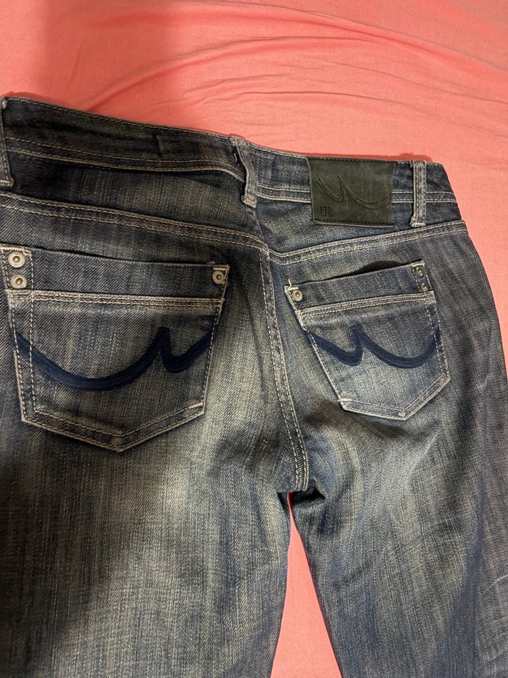 Düşük Bel Vintage Kot Pantolon Kadın LTB - Görsel 4