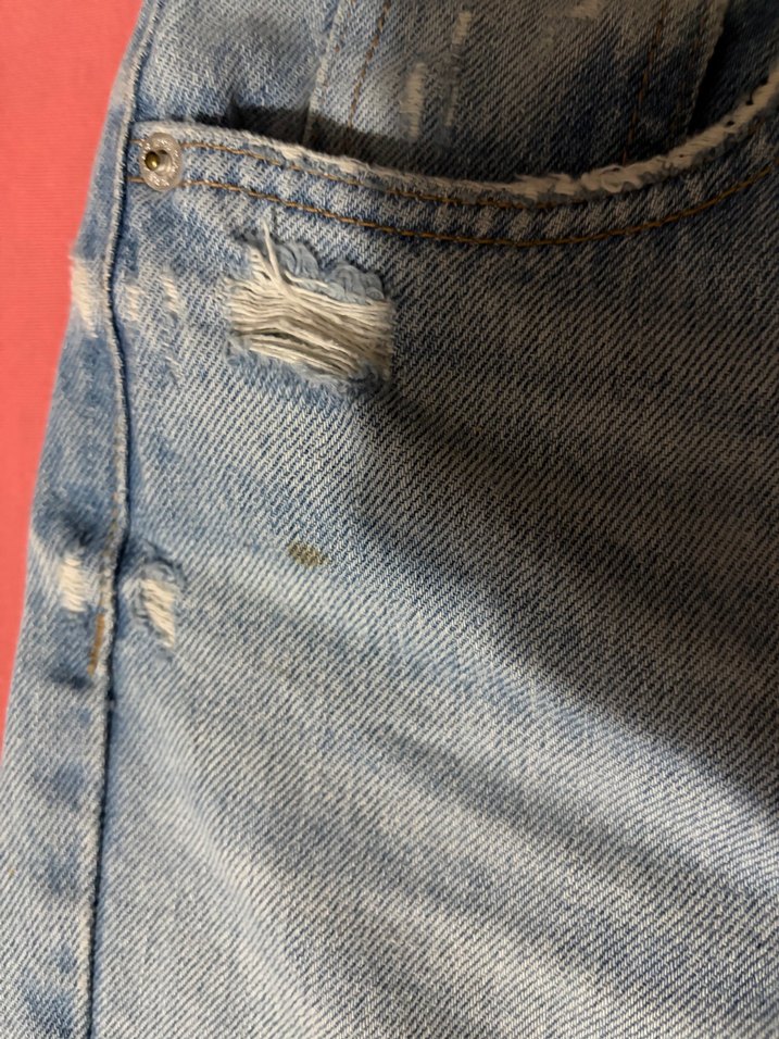 Zara Yırtık Mom Jean - Görsel 4