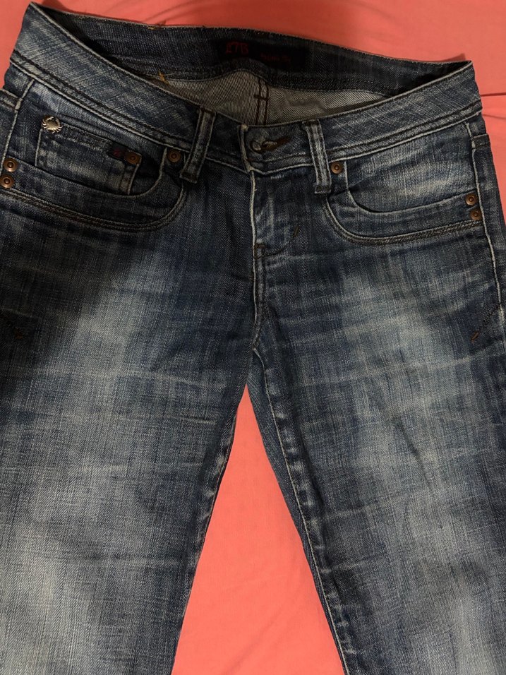 Düşük Bel Vintage Kot Pantolon Kadın LTB - Görsel 3