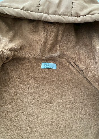 Kahverengi Erkek Çocuk Kapüşonlu Mont - Görsel 2