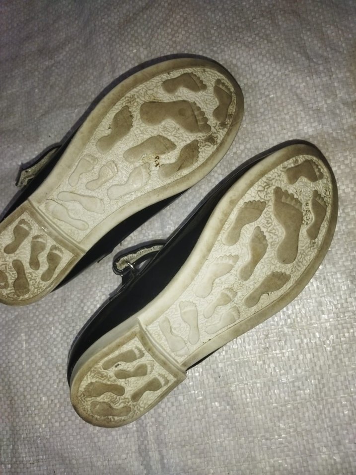 Kız Çocuk Siyah Parlak Payetli Babet - Görsel 4