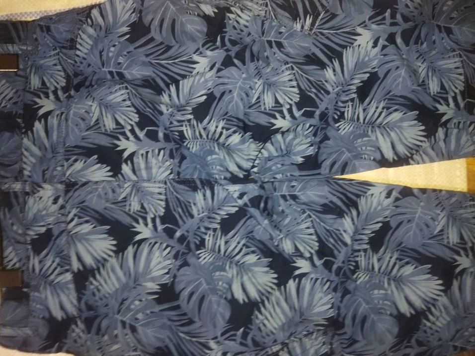 Lacivert Desenli Erkek Midi Yüzme Şortu - Görsel 3