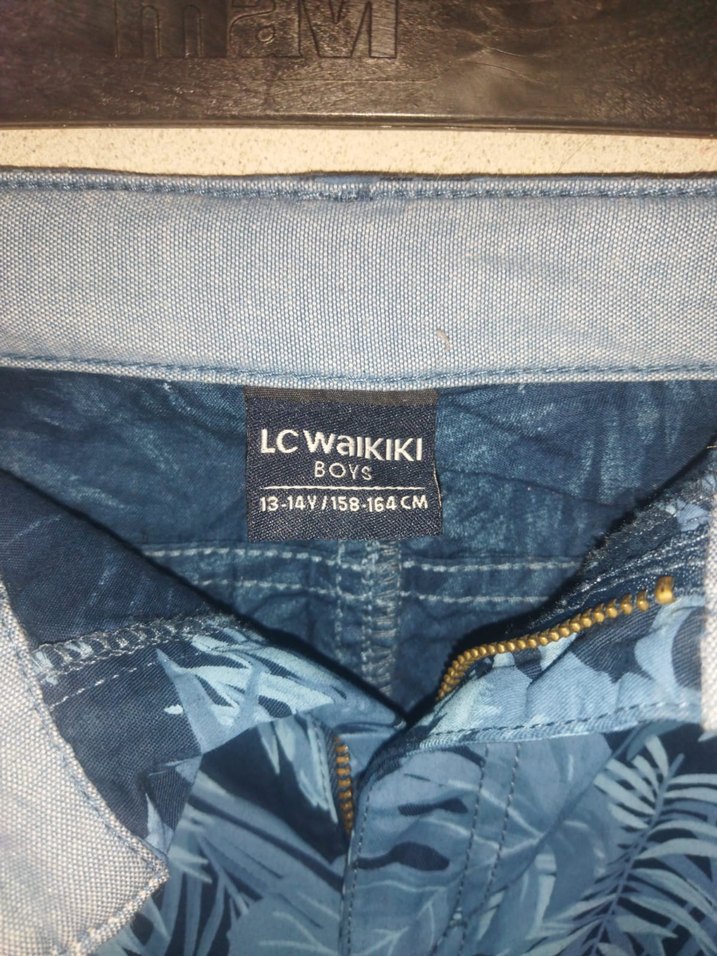 Lacivert Desenli Erkek Midi Yüzme Şortu - Görsel 2