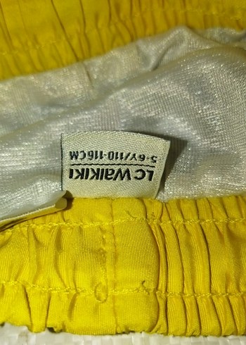 Sarı Bağcıklı Erkek Mini Yüzme Şortu - Görsel 2