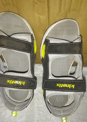 Gri Kinetix Erkek Spor Sandalet Velcro - Görsel 3