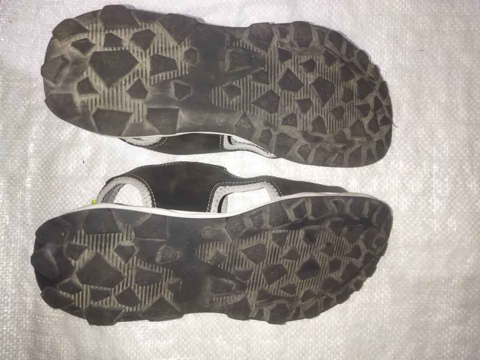 Gri Kinetix Erkek Spor Sandalet Velcro - Görsel 4