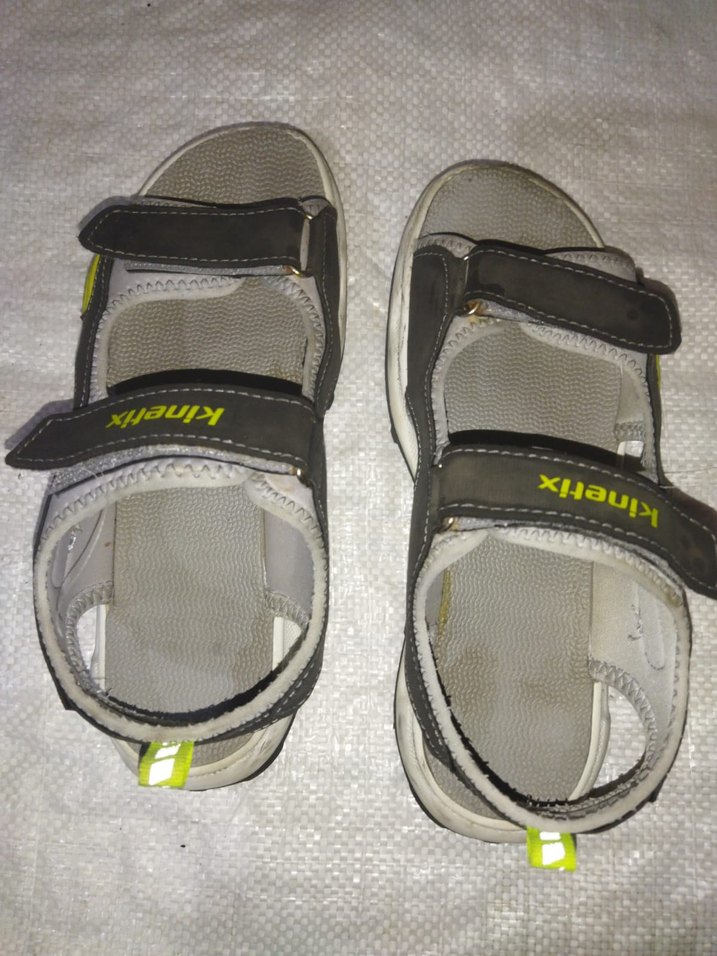 Gri Kinetix Erkek Spor Sandalet Velcro - Görsel 2