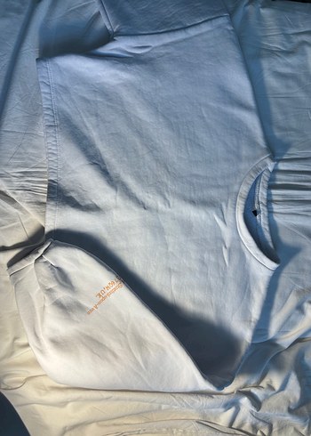 Beyaz Kısa Sweatshirt