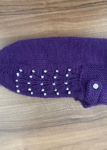 Mor kadın patiği - Görsel 2