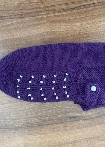 Mor kadın patiği - Görsel 3