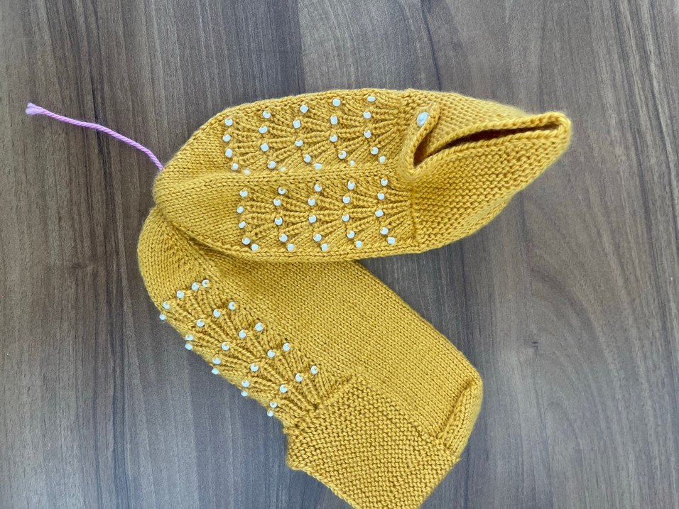 Sarı kadın patiği - Görsel 2