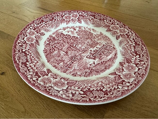  Beden Staffordshire Yemek Tabağı