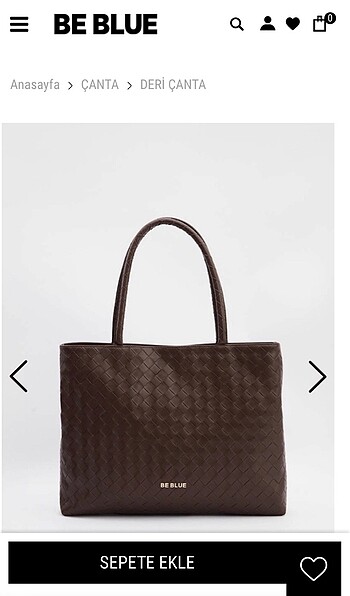 Be blue tote çanta