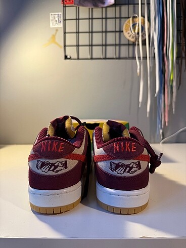 38 Beden bordo Renk Nike Dunk Sb Skate Like a girl
