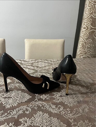 36 Beden siyah Renk Ninewest Topluklu Ayakkabı
