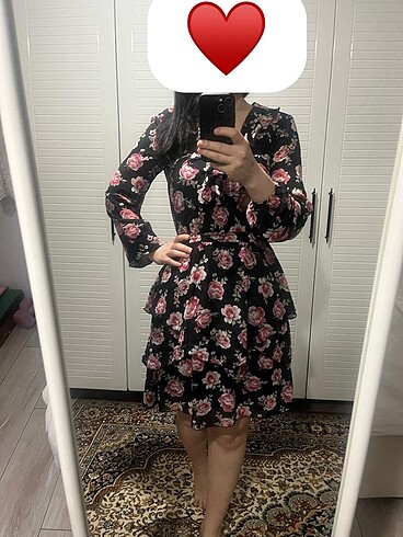H&M Hm Çiçekli Elbise