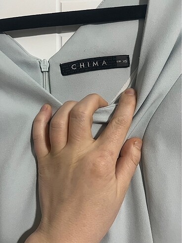 Chima Chima Buz Mavisi Elbise