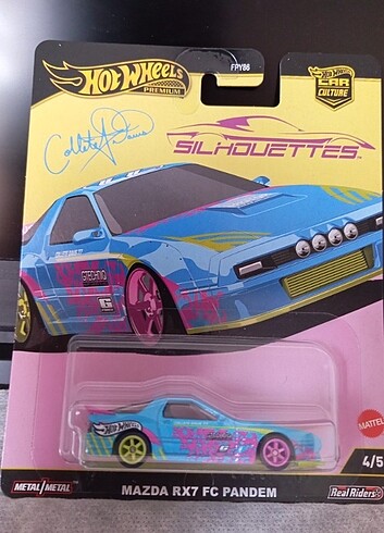 Hot Wheels Premium Silhouette Mazda rx7