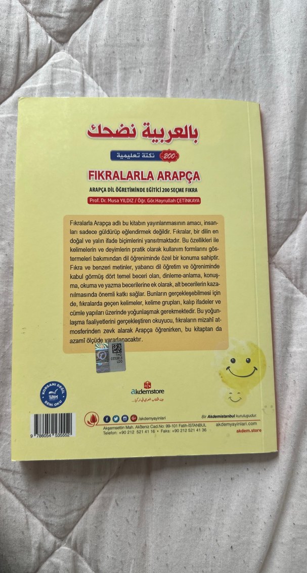 Fıkralarla Arapça - 200 Seçme Fıkra Kitabı - Görsel 2