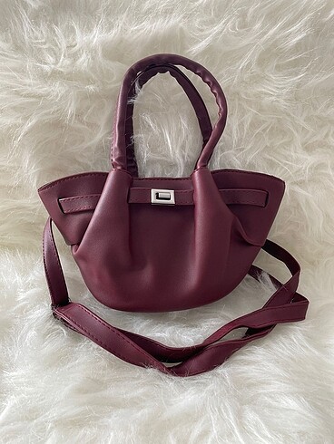 Diğer Hermes bordo kol çantası