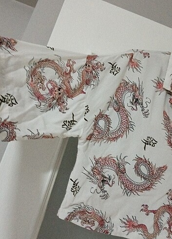 Bershka Ejdarhalı gömlek