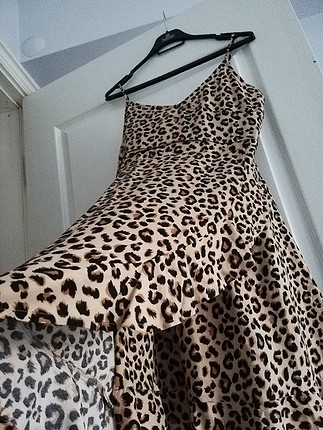 H&M leopar mini elbise