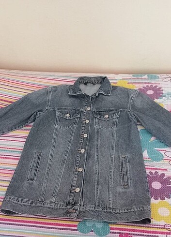 unisex oversize denim kot ceket