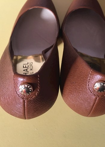 Michael Kors Kahverengi Deri Stiletto - Görsel 4