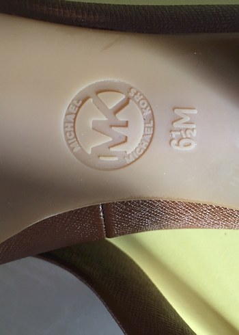 Michael Kors Kahverengi Deri Stiletto - Görsel 5