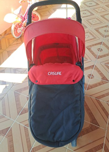 Kırmızı Bebek Arabası - Görsel 4