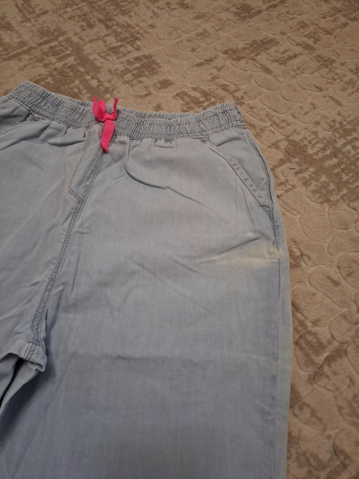 Kadın Bol Kesim Denim Pantolon - Görsel 2