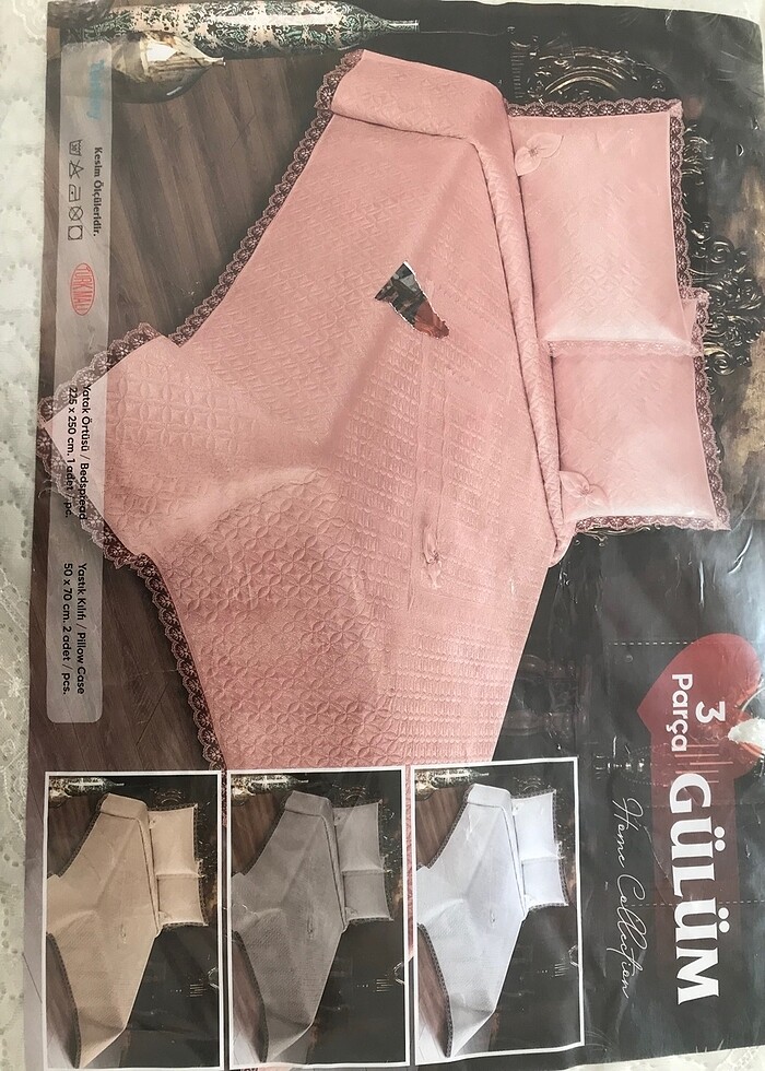 Çift kişilik yatak örtüsü - Görsel 4