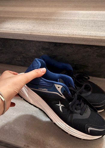 Erkek Siyah Lacivert Kinetix Koşu Ayakkabısı - Görsel 2