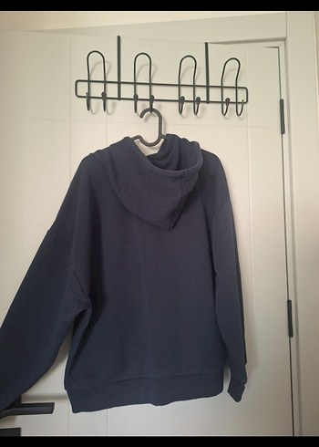 Mavi Mavi Kapüşonlu Kadın Sweatshirt